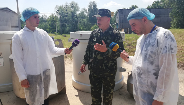 В Украину поступили контейнеры для транспортировки и хранения радиоактивных отходов
