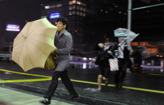 Сильный шторм обрушит на Южную Корею и Японию наводнения и порывистый ветер
