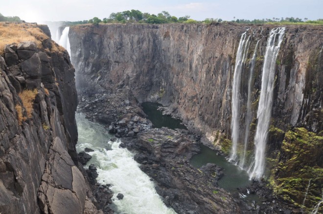 Ливни увеличили поток водопада Виктория на 54 %