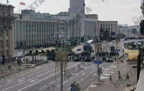 В центре Минска произошла стычка силовиков с протестующими (видео)