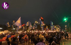 В центре Киева проходит шествие в честь дня рождения Бандеры (фото, видео)