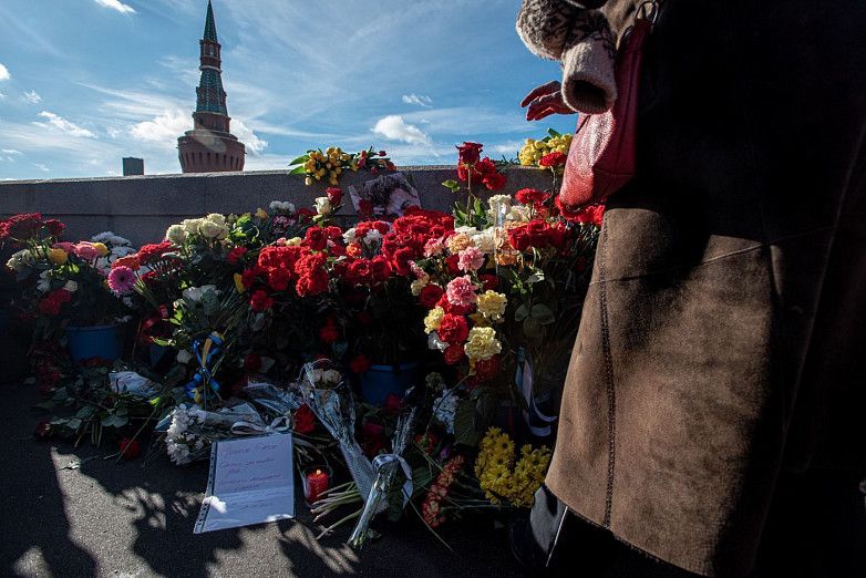 В Москве почтили память Бориса Немцова (фото)