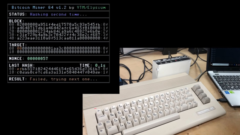 Биткоин начали добывать на древних компьютерах Commodore 64