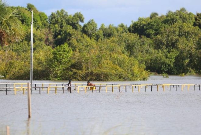 Южноамериканское государство Гайана пострадало от сильных наводнений