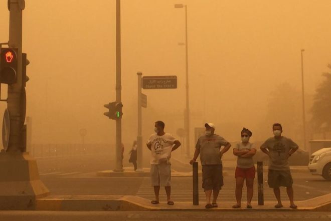 Большое облако пыли из Сахары достигло Южной Америки