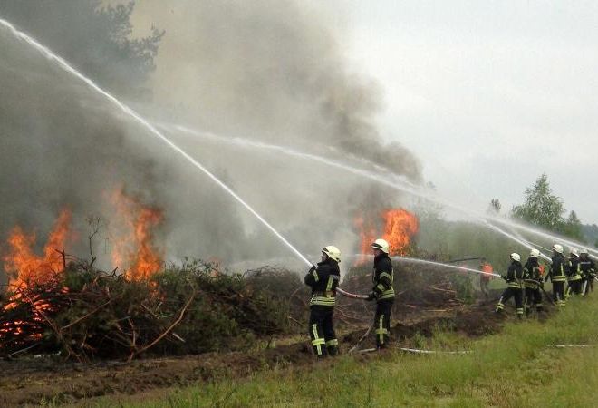 В нескольких областях Украины объявлен чрезвычайный уровень пожарной  опасности