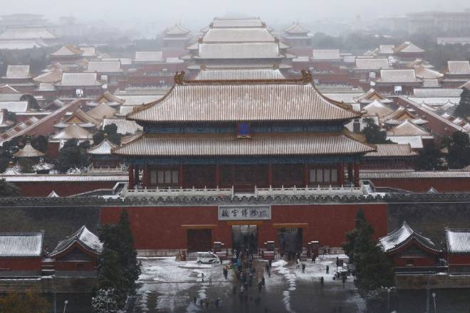 Китай охватило резкое похолодание
