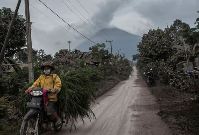 Число жертв в результате извержения вулкана Семеру в Индонезии  достигло 34