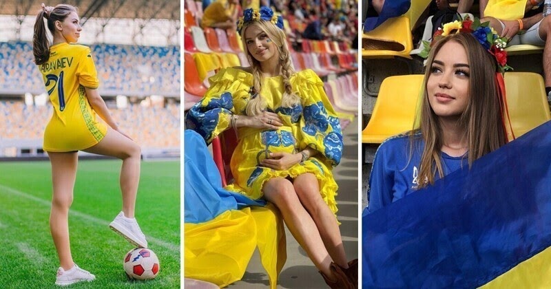 Самые красивые футбольные болельщицы в Украине