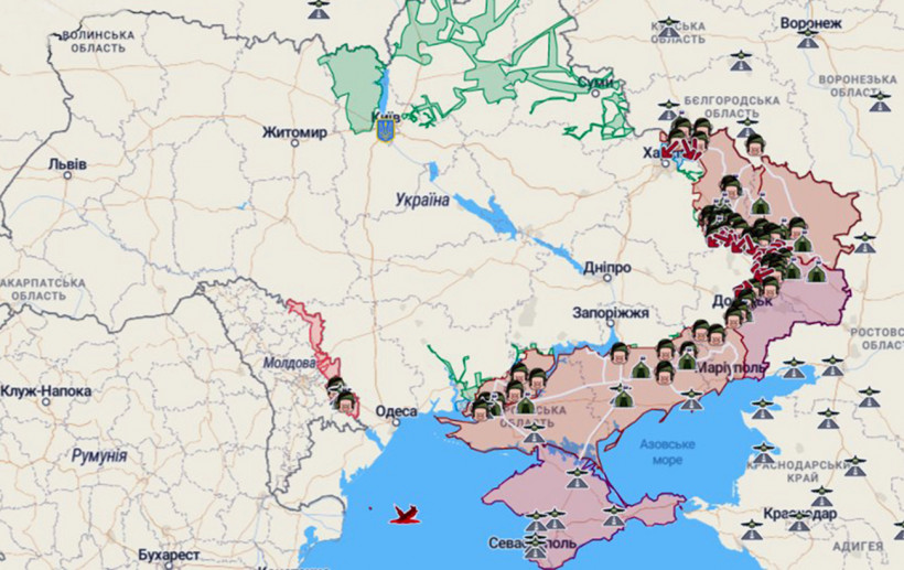 Бойові дії в Україні 22 червня: актуальна карта