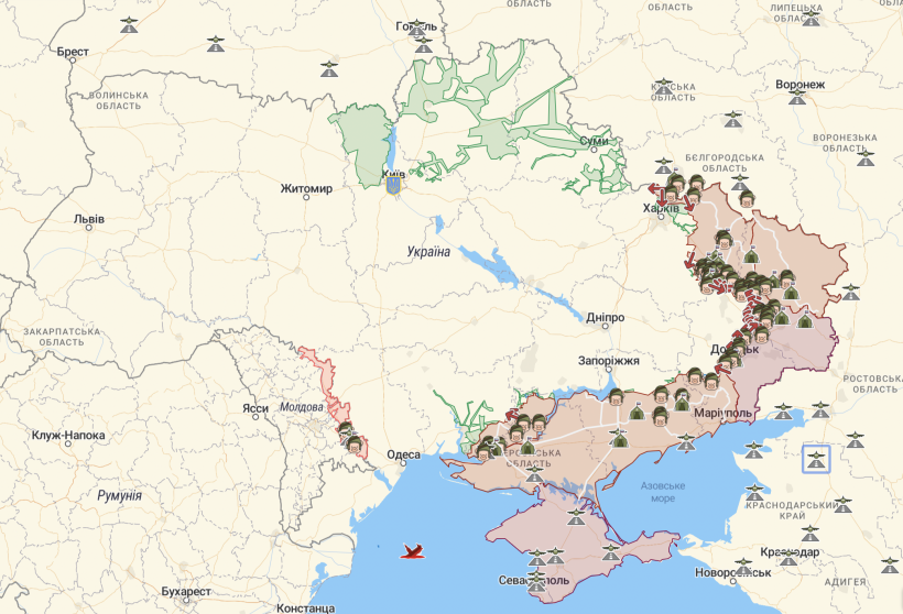 Карта бойових дій в Україні: що відбувається 27 липня