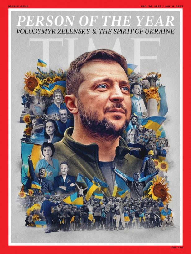 Зеленський став людиною року за версією журналу Time