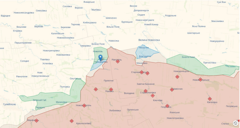 ЗСУ звільнили селище Новодарівка біля Гуляйполя