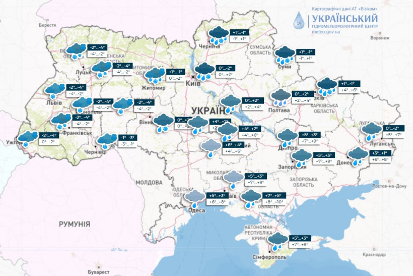 На Україну насувається новий циклон: у західних регіонах оголосили штормове попередження