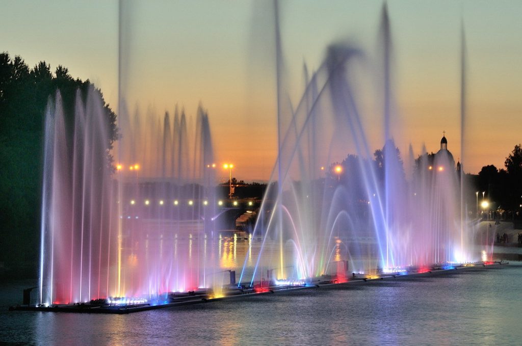 Вінницькі фонтани. Фото: ТамТУр