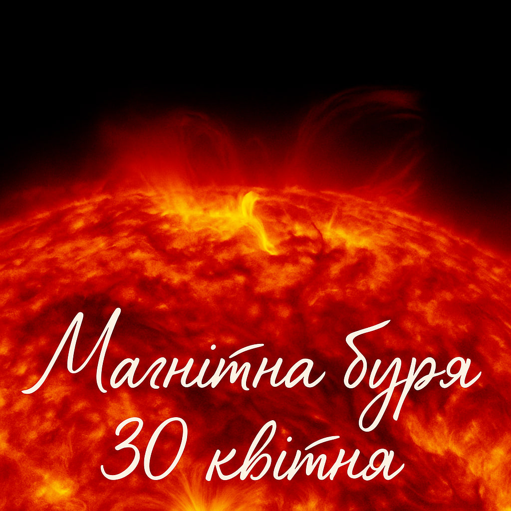 Магнітна буря 30 квітня