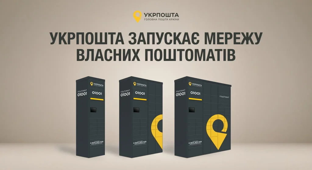 «Укрпошта» запустила перші поштомати: де вони вже працюють і де відкриються найближчим часом