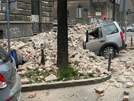 В столице Хорватии произошло землетрясение: фото и видео последствий стихии