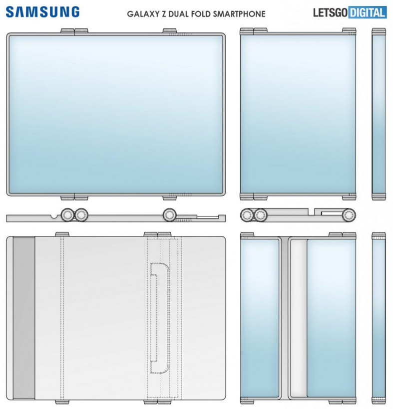 Три в одном: в Samsung разработали гаджет, сочетающий черты смартфона, планшета и ноутбука (ФОТО)