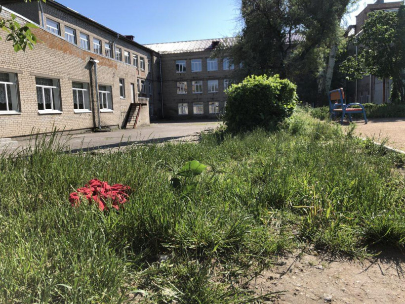 На площадке школы в Бердянске пьяный мужчина бросал камни в детей (ФОТО, ВИДЕО)