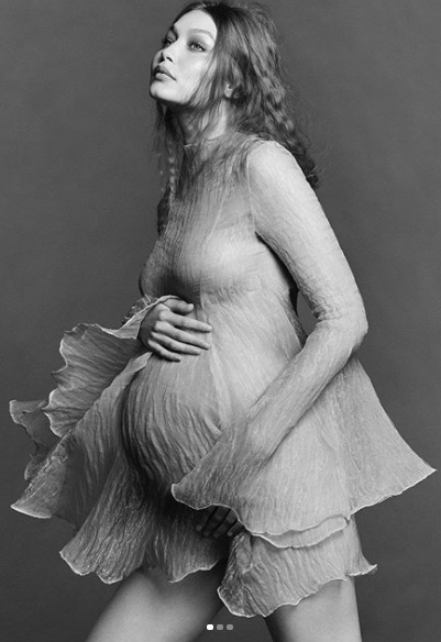Беременная супермодель Джиджи Хадид поделилась трогательными фото