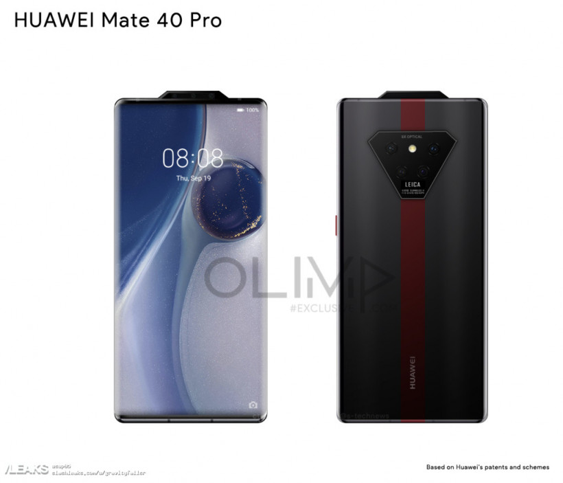 В Сети появились изображения смартфона Mate 40 Pro с «античелкой» от Huawei (ФОТО)